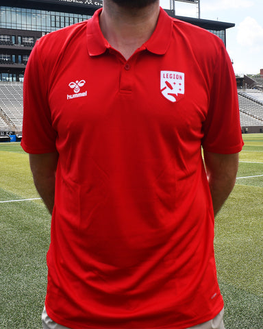 Coach's and Staff Hummel Polo (Red)