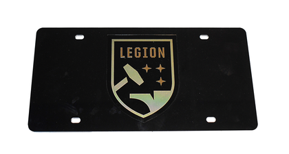 Legion Shield Acrylic License Plate