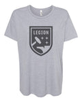 Ladies' Legion FC Logo Flowy Tee (Gray)