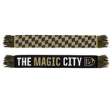 Magic City Checkered Knit Scarf